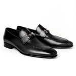 Corrente Buckle Loafer Shoes Black