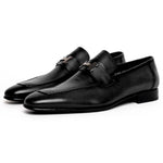 Corrente C021-5760-H Buckle Loafer Shoes Black