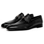Corrente Buckle Loafer Shoes Black