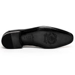 Corrente C021-5760-H Buckle Loafer Shoes Black