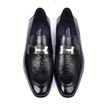 Corrente C01998-5760V Vita H-Buckle Loafer Black