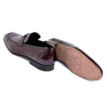 Corrente C01999-5760V Vita H-Buckle Loafer Burgundy
