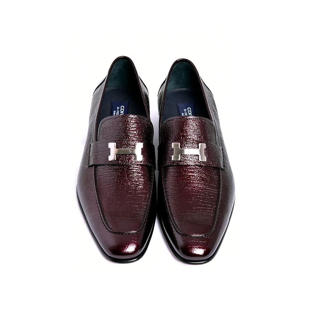 Corrente C01999-5760V Vita H-Buckle Loafer Burgundy