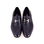 Corrente C02001-5760 H Buckle Vita Loafers Navy