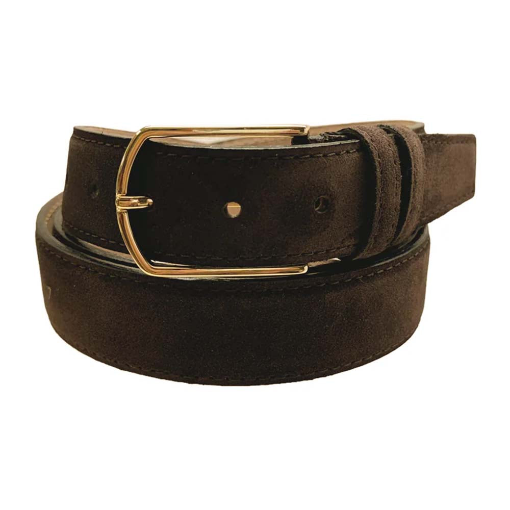 Corrente CBelt-5760 Suede Belt Brown