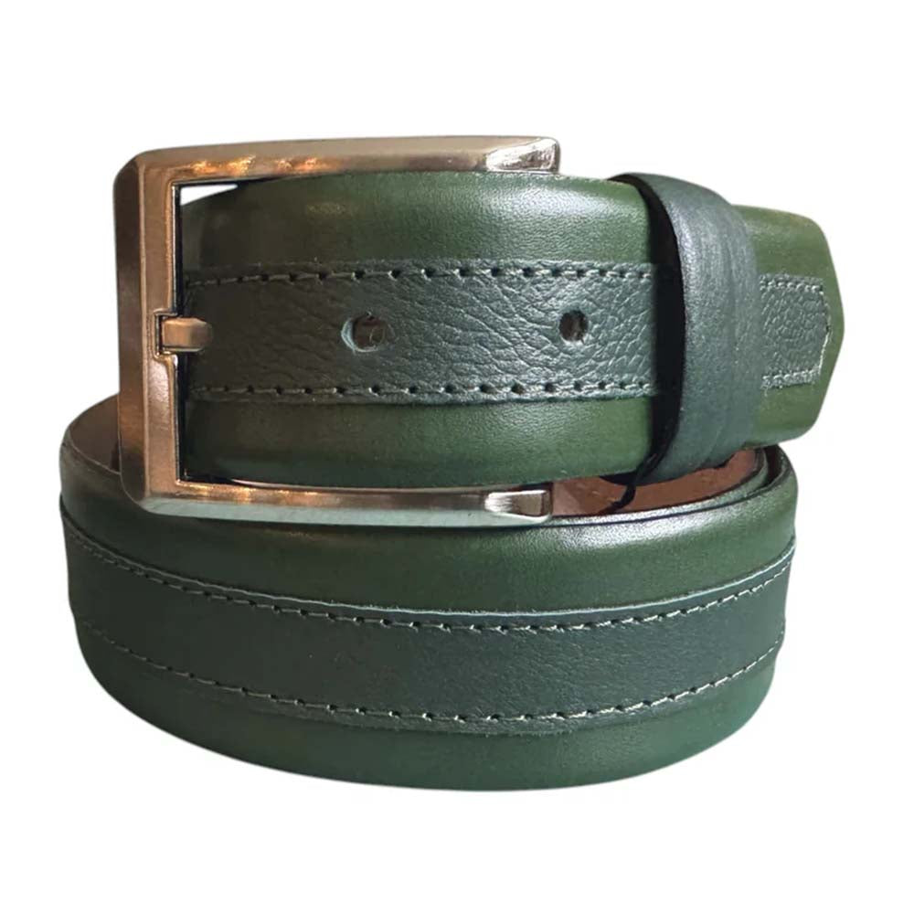 Corrente CBelt-5769 Italian Leather Belt Green