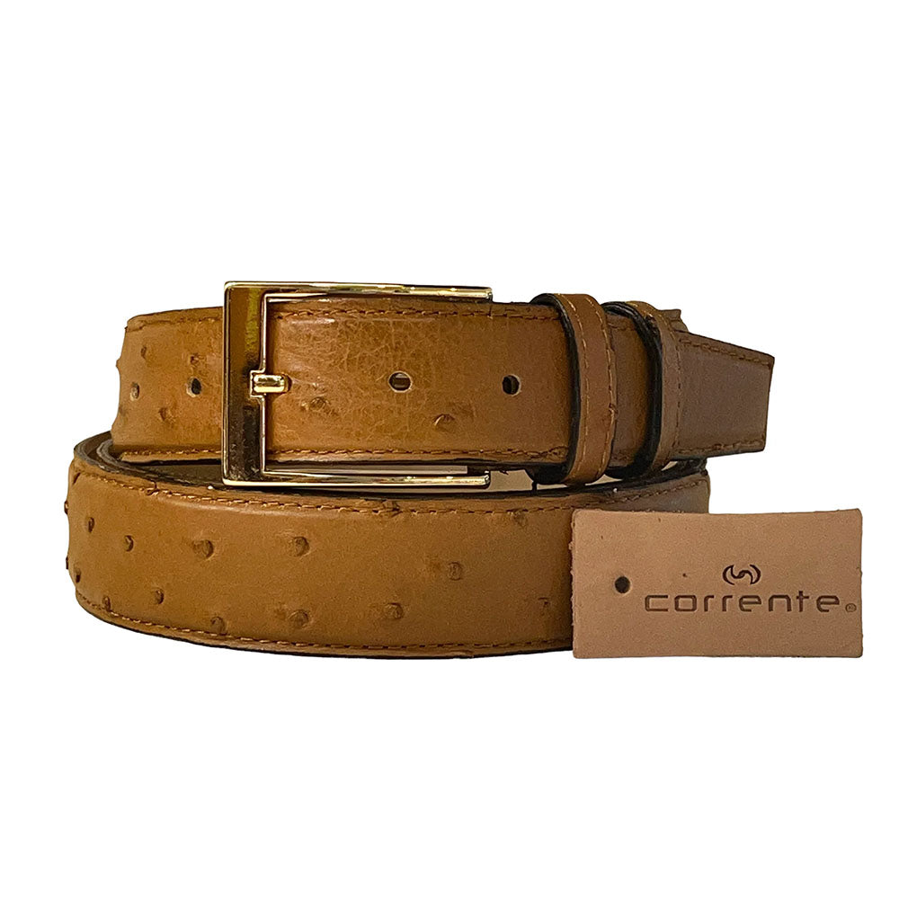 Corrente CBelt-5776-5405 Ostrich Belt Tan