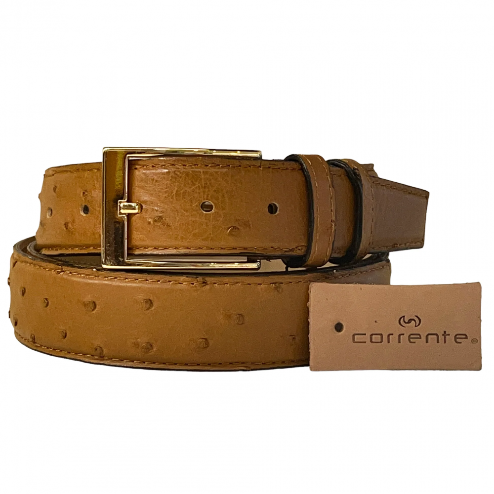 Corrente CBelt-5776-5405 Ostrich Belt Tobacco