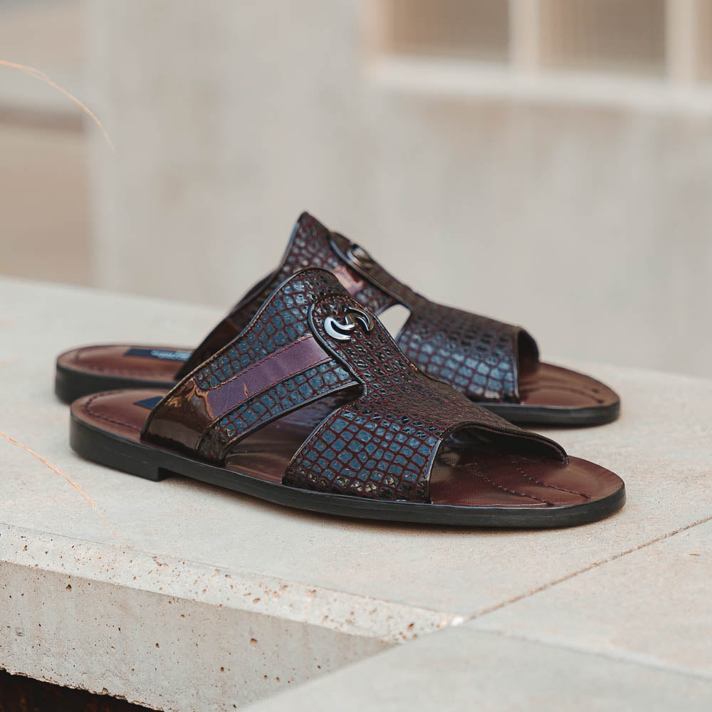 Corrente C0071-5829 Sandals Burgundy