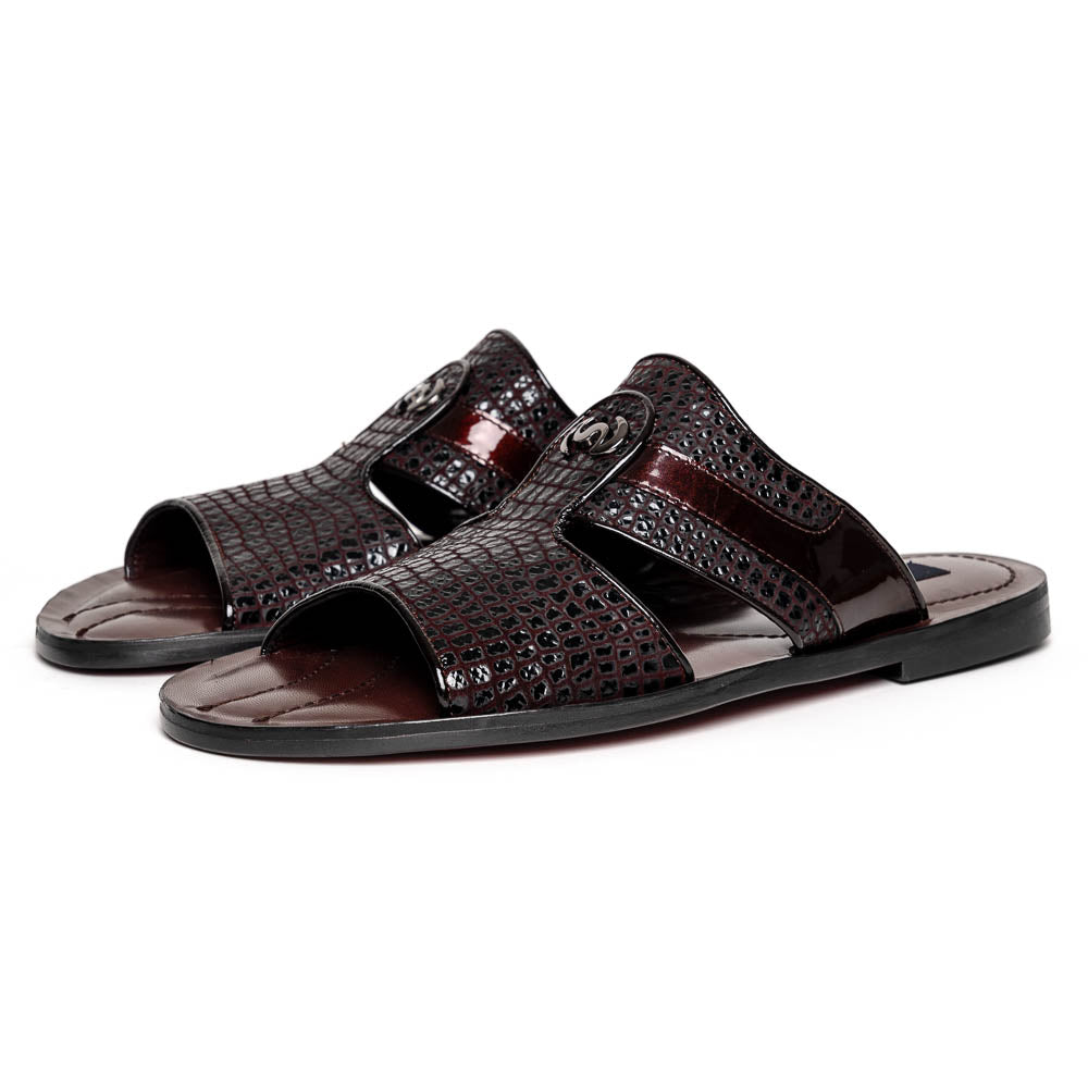 Corrente C0071-5829 Sandals Burgundy