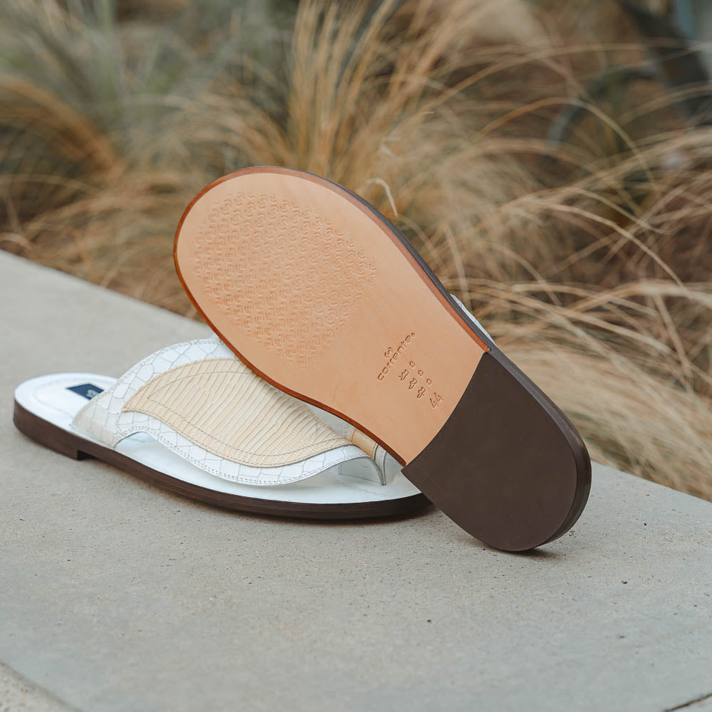 Corrente Sandals White
