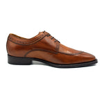 Zelli Mario Italian Calf Split Toe Lace Up Brown