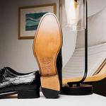 Caporicci 5950 Alligator Oxfords Black