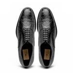 Caporicci 5950 Alligator Oxfords Black