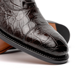 Caporicci 5950 Alligator Oxfords Brown