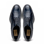 Caporicci 5950 Alligator Oxfords Navy