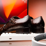 Caporicci 5951 Alligator Monk Brown Size 9