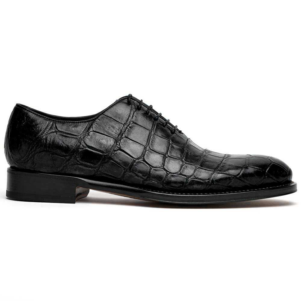 Caporicci 5952 Alligator Oxfords Black