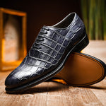 Caporicci 5952 Alligator Oxfords Grey Size 7