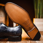 Caporicci 5952 Alligator Oxfords Grey Size 7
