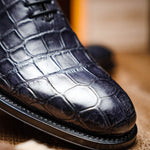 Caporicci 5952 Alligator Oxfords Grey Size 7