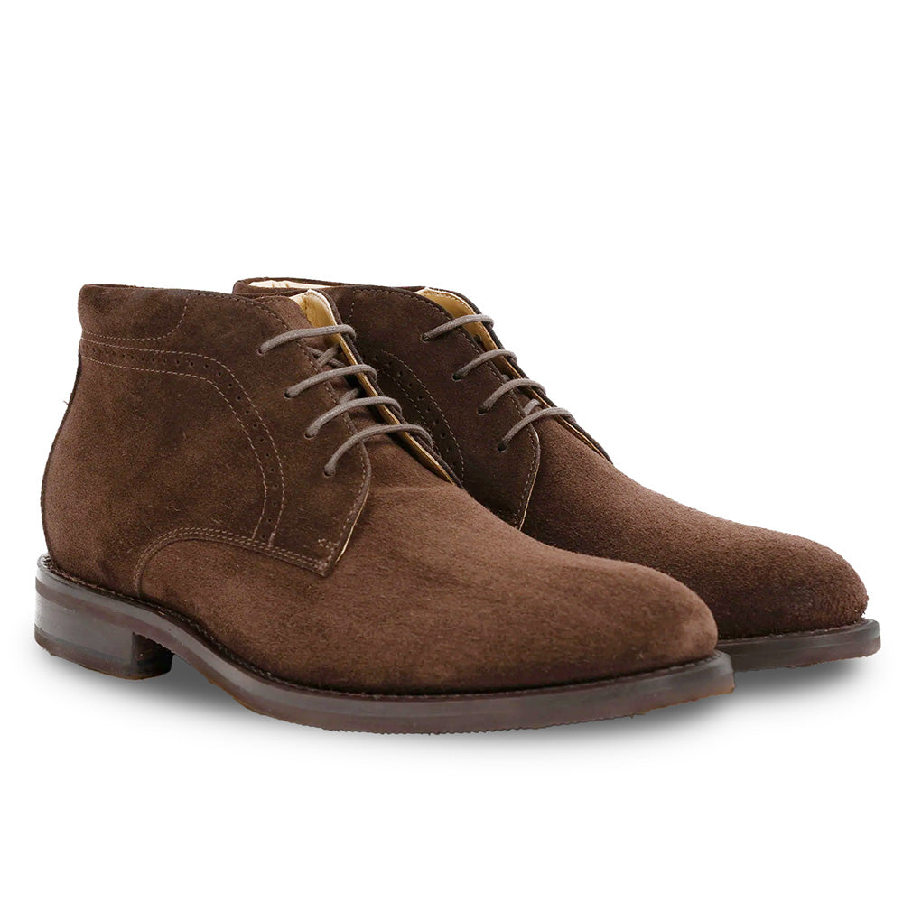 Calzoleria Toscana Croci Suede Ankle Demi Boot Brown