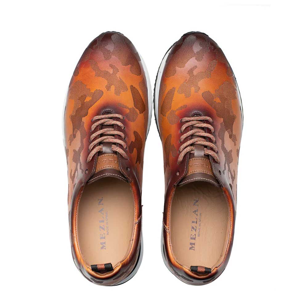 Mezlan Camouflage Deluxe Sneaker Multi Rust