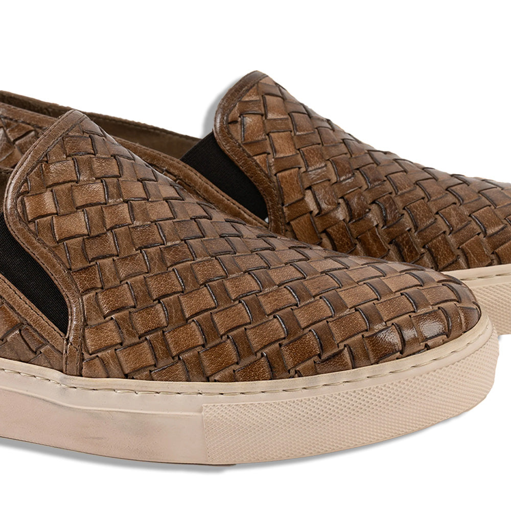 Calzoleria Toscana Enea Woven Loafers Moor