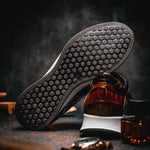 Maseratti Vidal 6002 Embossed Crocodile / Caiman / Ostrich Sneakers Brown