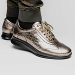 Maseratti Vidal 6002 Embossed Crocodile Sneakers Gold (Limited Edition)
