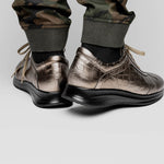 Maseratti Vidal 6002 Embossed Crocodile Sneakers Gold (Limited Edition)