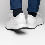 Maseratti Vidal 6002 Embossed Crocodile / Caiman / Ostrich Sneakers White