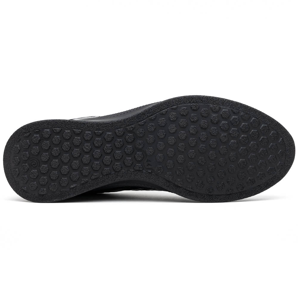 Maseratti Vidal 6002 Embossed Crocodile / Caiman / Ostrich Sneakers Black