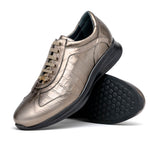 Maseratti Vidal 6002 Embossed Crocodile Sneakers Gold (Limited Edition)