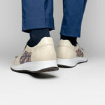 Maseratti Fresco 6003 Embossed Caiman & Azteca Sneakers Oryx
