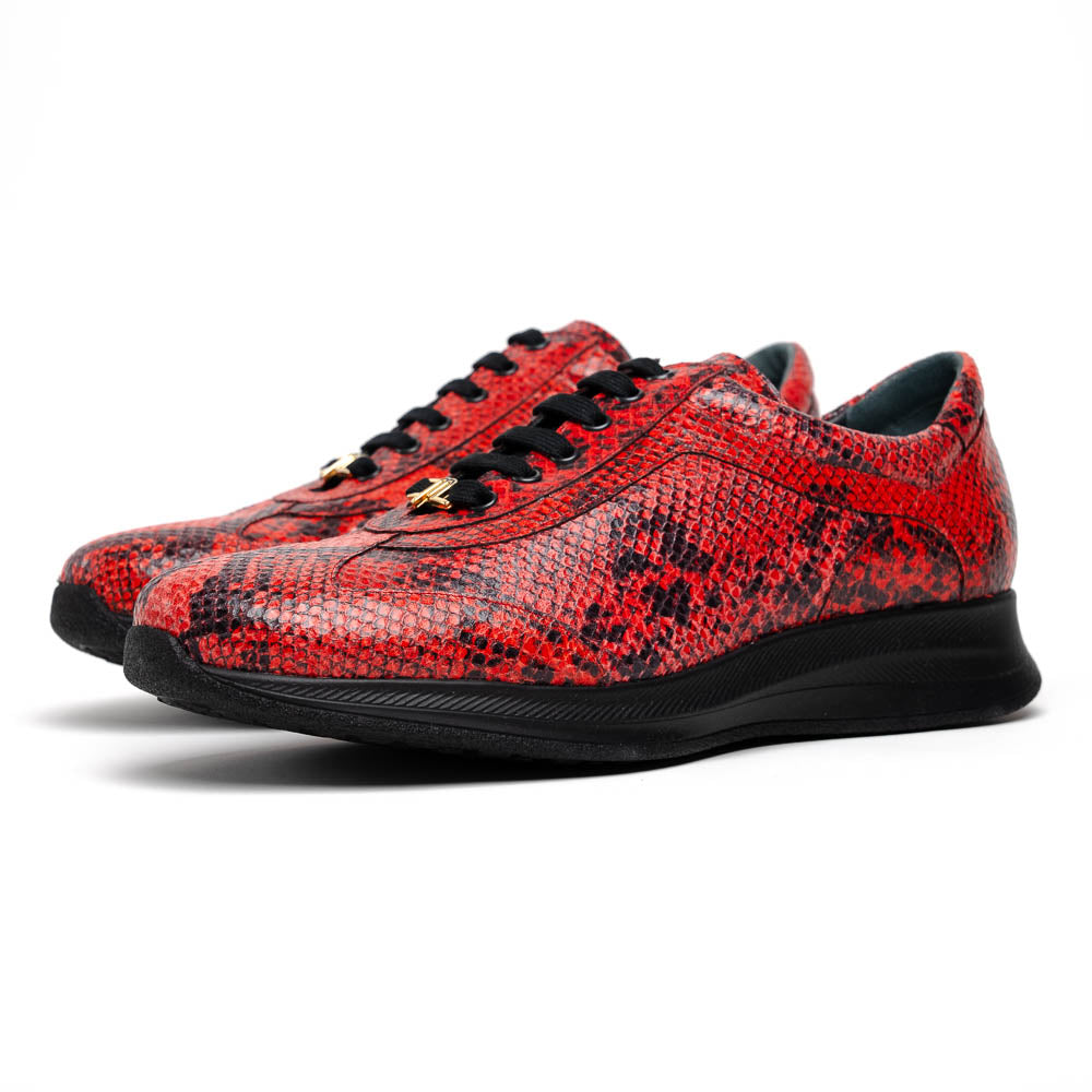 Maseratti Snake 6004 Embossed Python Sneakers Cimarron