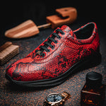 Maseratti Snake 6004 Embossed Python Sneakers Cimarron