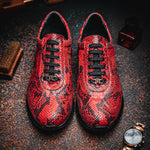 Maseratti Snake 6004 Embossed Python Sneakers Cimarron