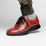Maseratti Snake 6004 Embossed Python Sneakers Cimarron