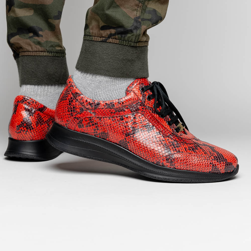Maseratti Snake 6004 Embossed Python Sneakers Cimarron