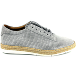 Corrente P01064 Monaco Croc Print Nubuck Sneakers Grey