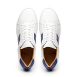 Zelli Olympias Calf & Crocodile Sneakers White / Navy (61-101-NVY)
