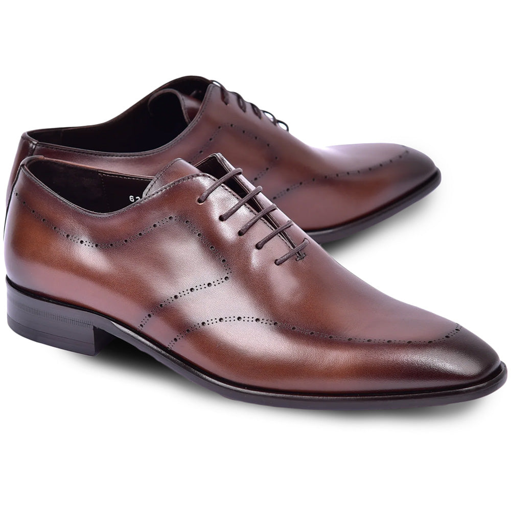 Corrente C0014021-6292 Plain Toe Lace Up Brown