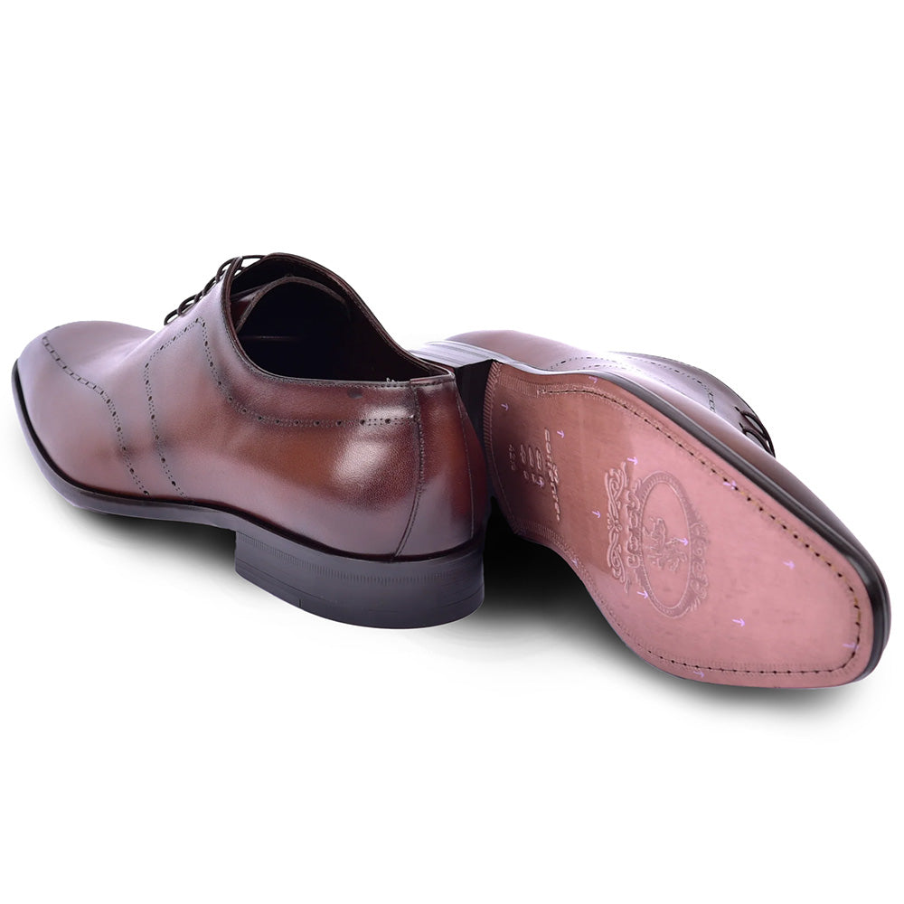 Corrente C0014021-6292 Plain Toe Lace Up Brown