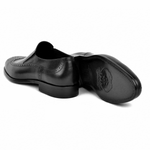 Corrente C0435-6401 Wing Tip Loafer Black
