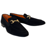 Corrente 6472 Suede Bit Loafer Black