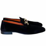 Corrente 6472 Suede Bit Loafer Black
