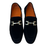 Corrente 6472 Suede Bit Loafer Black