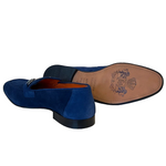 Corrente 6472 Suede Bit Loafer Blue