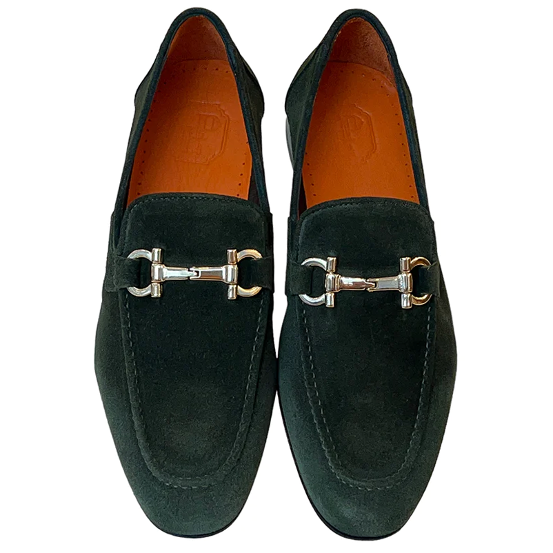 Corrente Suede Bit Loafer Green